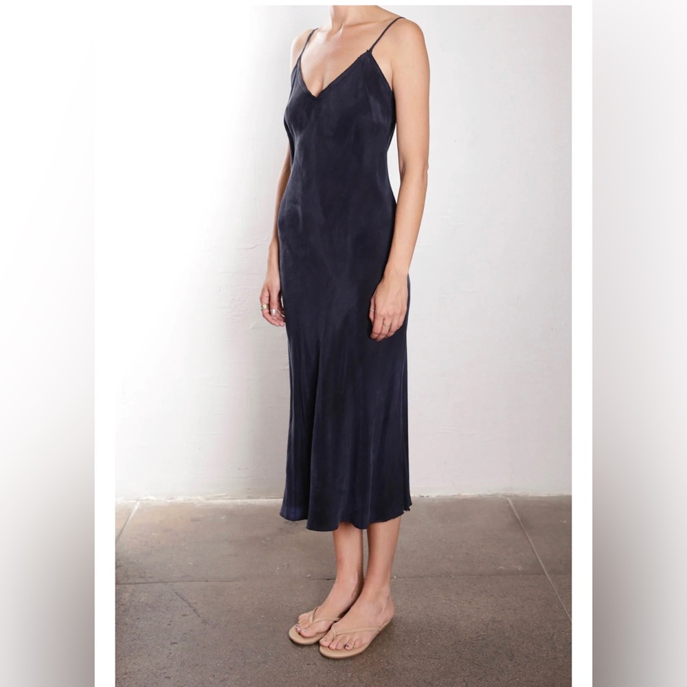 Pharaoh Slip Dress Navy Blue - Size 4